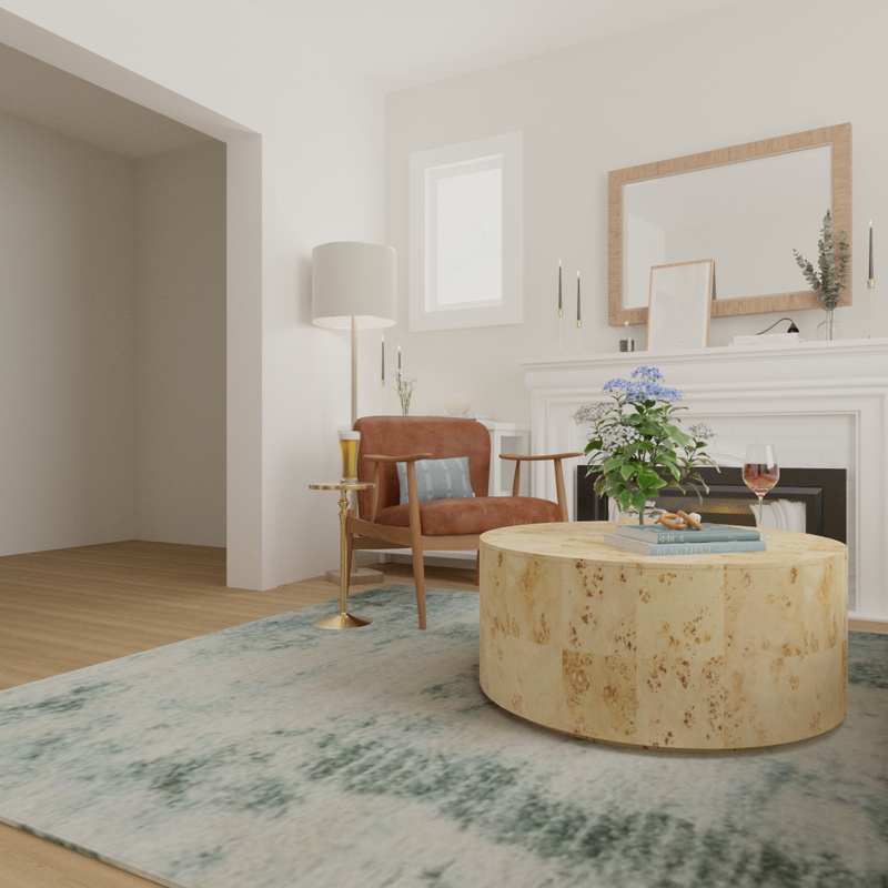 Classic, Coastal, California Cool Living Room Design by Havenly Interior Designer Amy