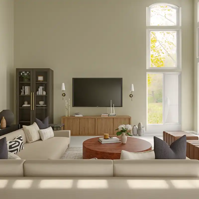 Modern, Traditional, Transitional Playroom Design by Havenly Interior Designer Maura