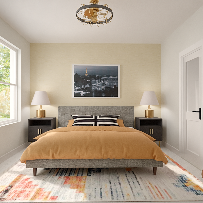 Contemporary, Classic, Glam, Parisian Modern Bedroom Design by Havenly Interior Designer Alyssa