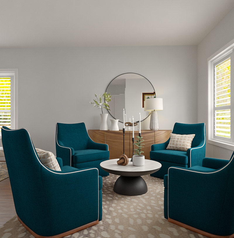 Transitional, Organic Modern Dining Room Design by Havenly Interior Designer Tracy