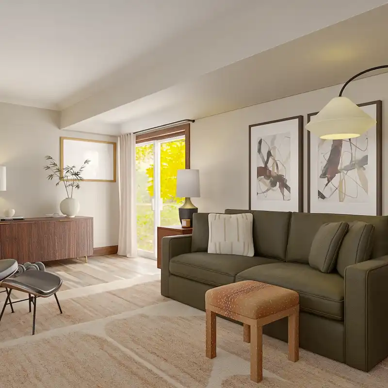 Midcentury Modern Bedroom Design by Havenly Interior Designer Tracy