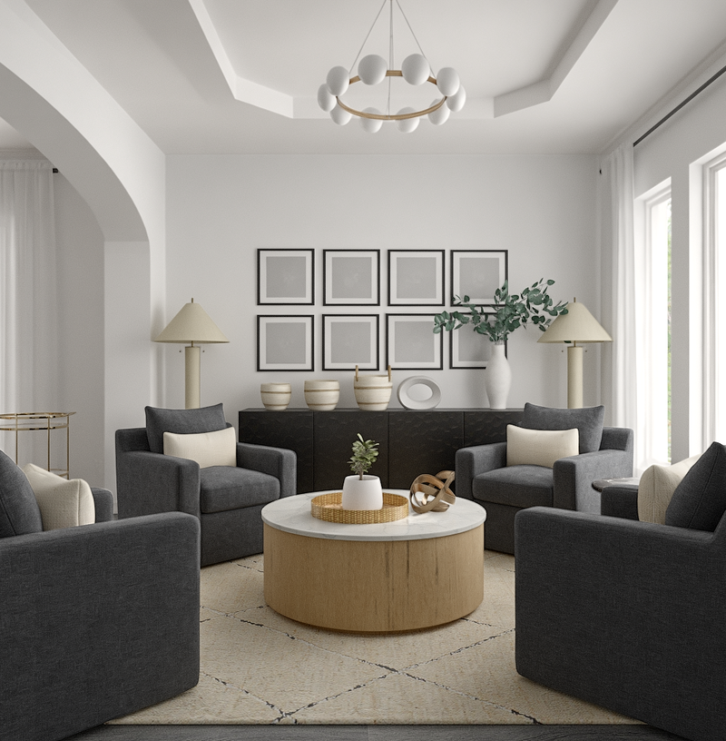 Modern, Bohemian, Farmhouse, Preppy Dining Room Design by Havenly Interior Designer Amanda